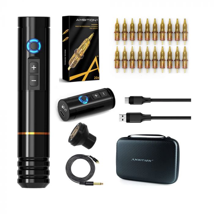 Tattoo Kit | Ambition Complete Wireless Tattoo Machine Kit